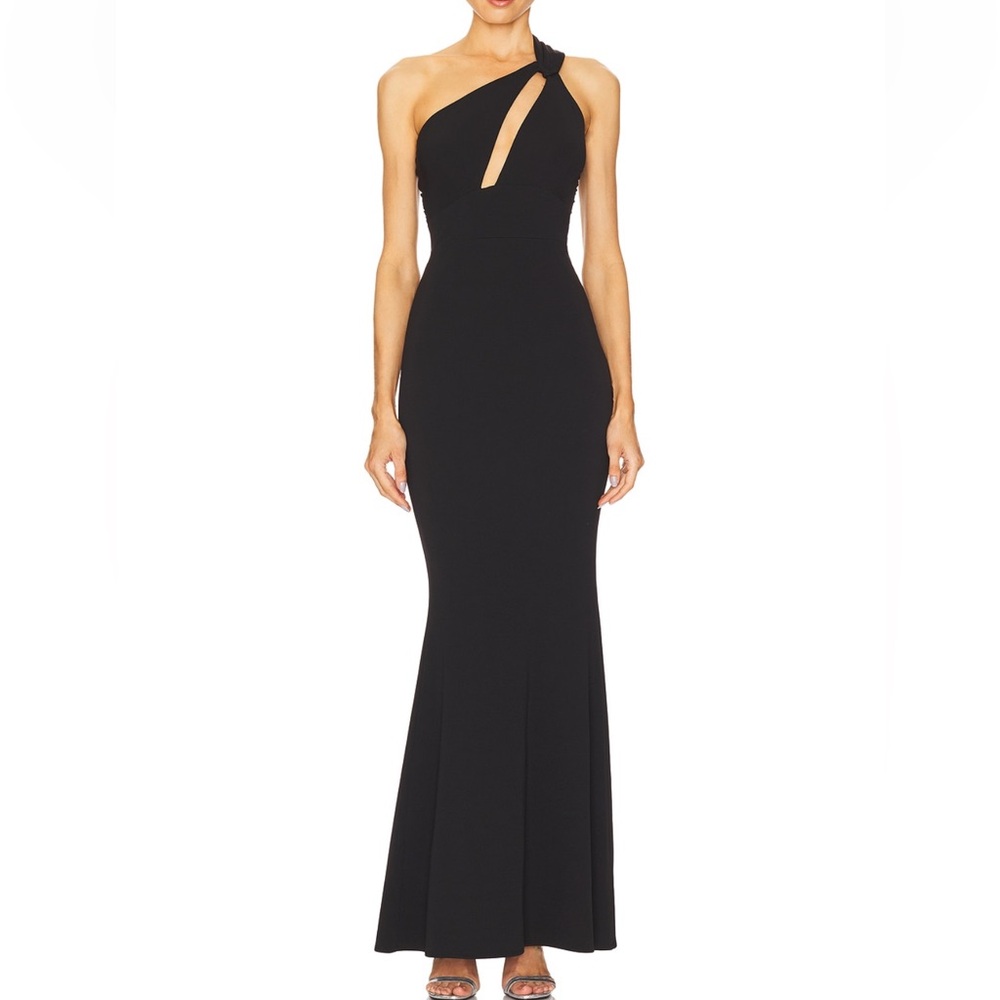 Revolve - Elegant Black One-Shoulder Dress